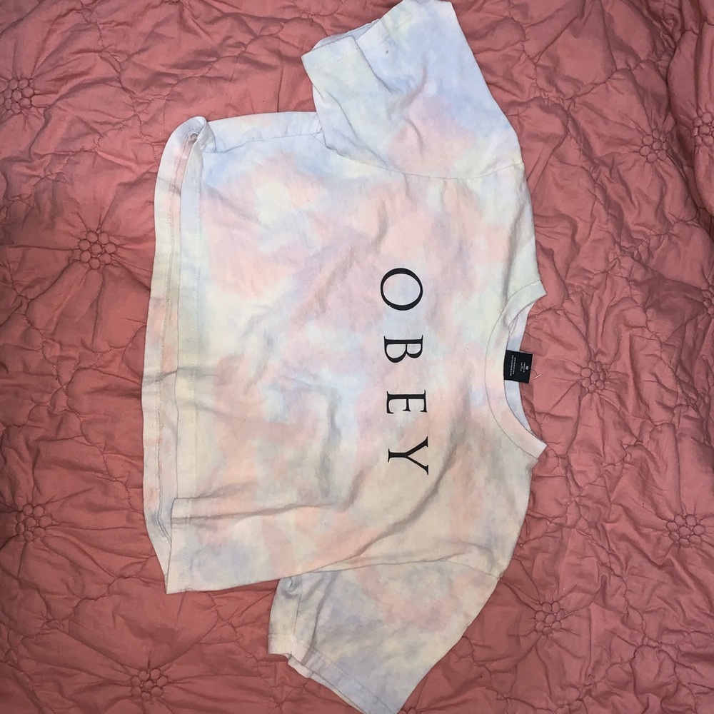 Obey crop top